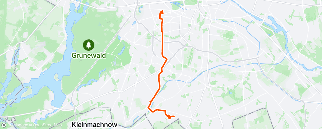 Map of the activity, Afternoon Walk