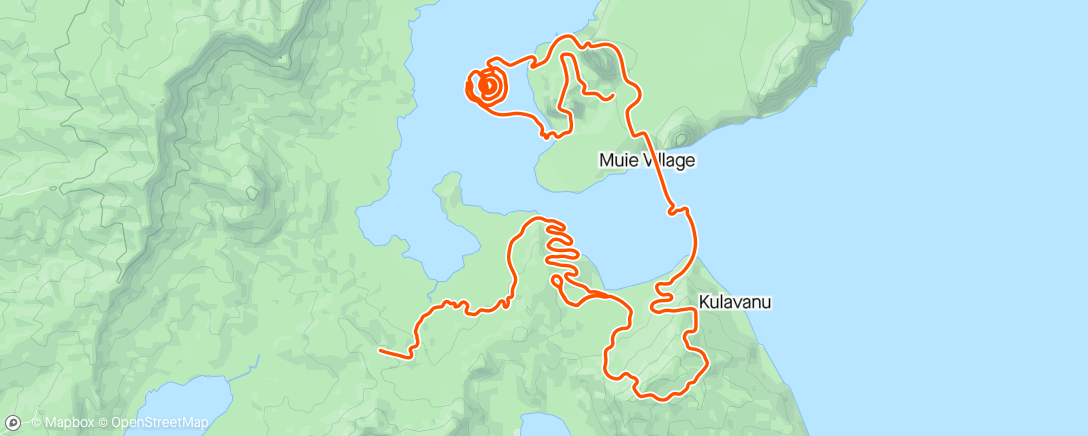 Karte der Aktivität „Zwift - Group Ride: WEDUSufferSunday (B) on Four Horsemen in Watopia”