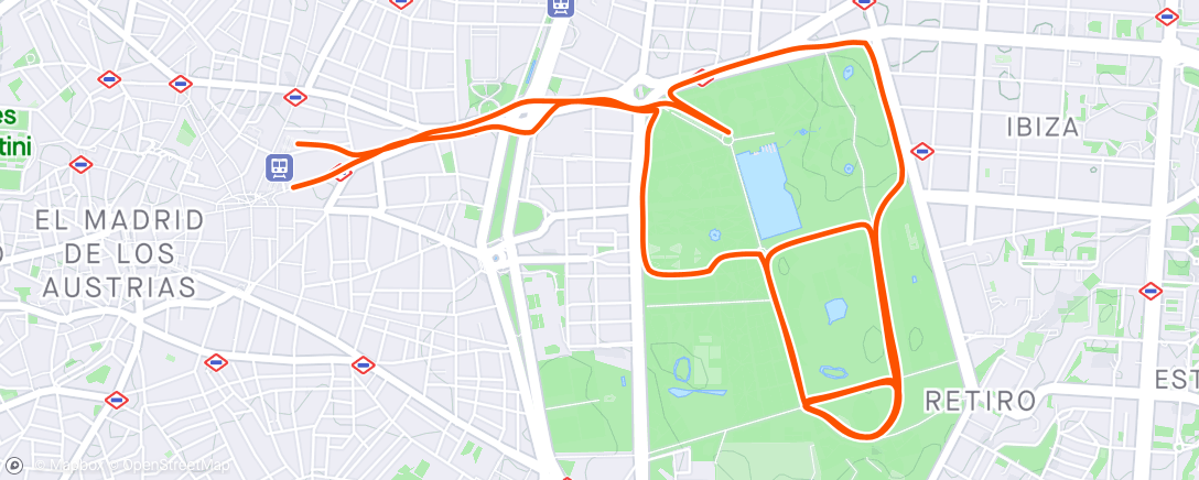 Map of the activity, 4M tempo