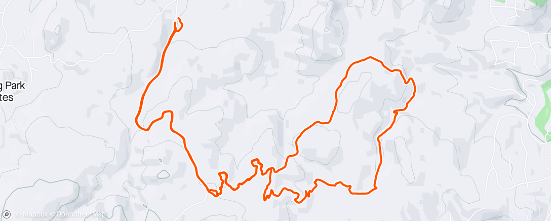 Map of the activity, Sections, Whiskey Route