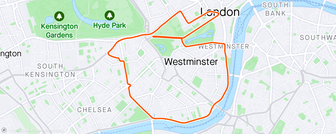 Map of the activity, Zwift - B 40/20's #1 (1) in London