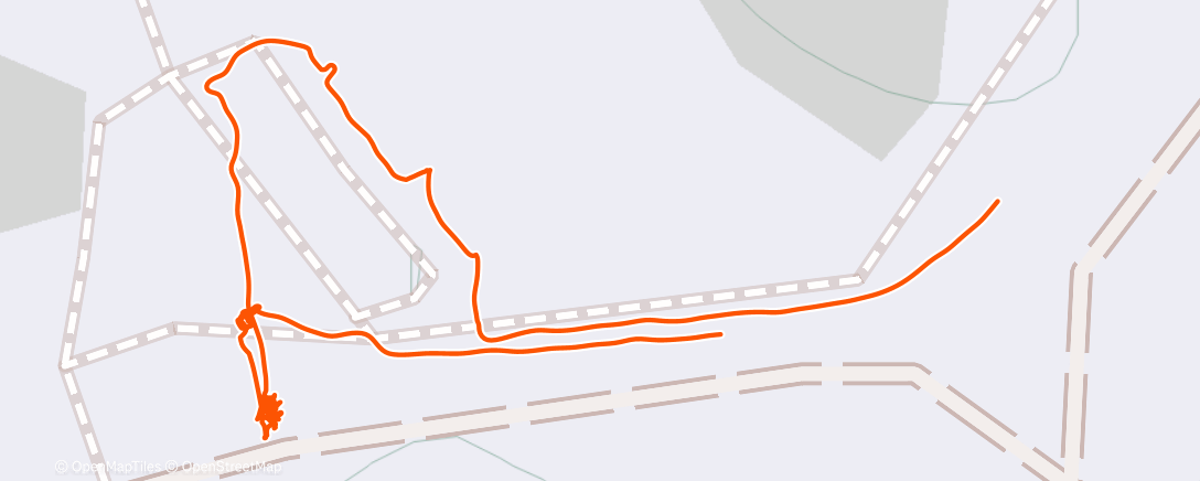 Map of the activity, Evening Walk