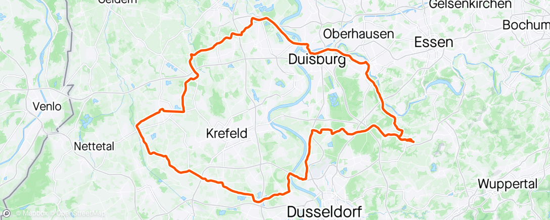 Karte der Aktivität „TT-Niederrhein-Runde”