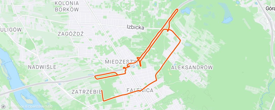 Map of the activity, Gry i zabawy ruchowe Ride