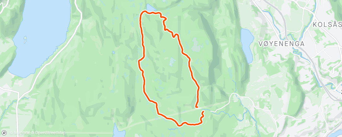 Mapa da atividade, Pulk Morning Nordic Ski