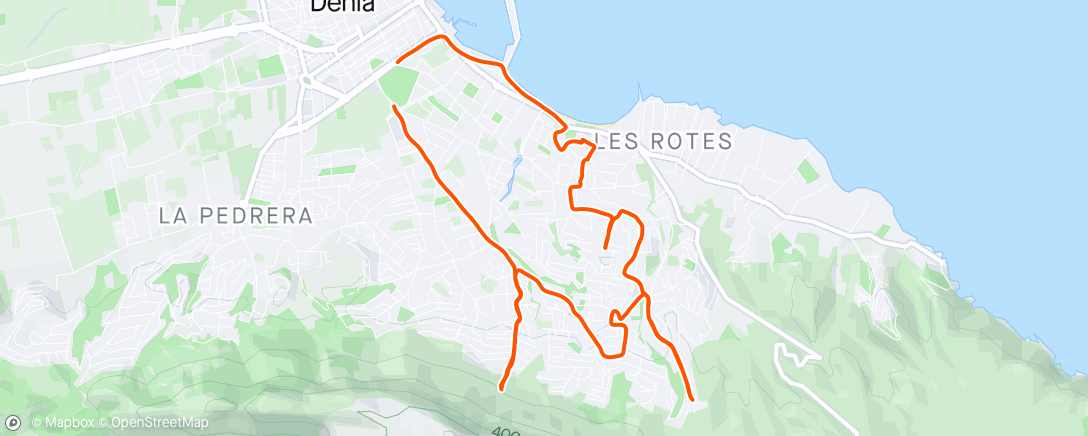 Mapa de la actividad, Morning Run