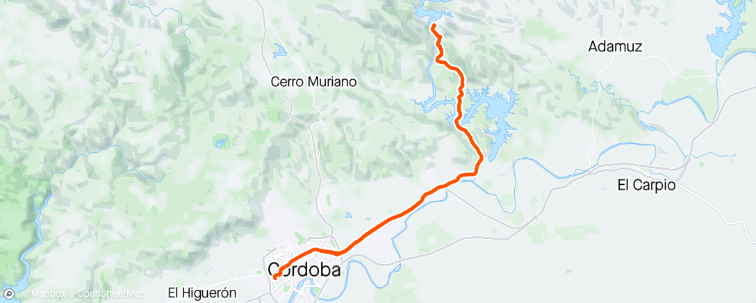 Map of the activity, Ruta preciosa 🚵