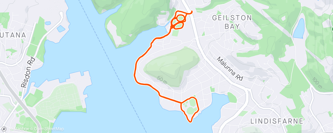 Map of the activity, Best running conditions