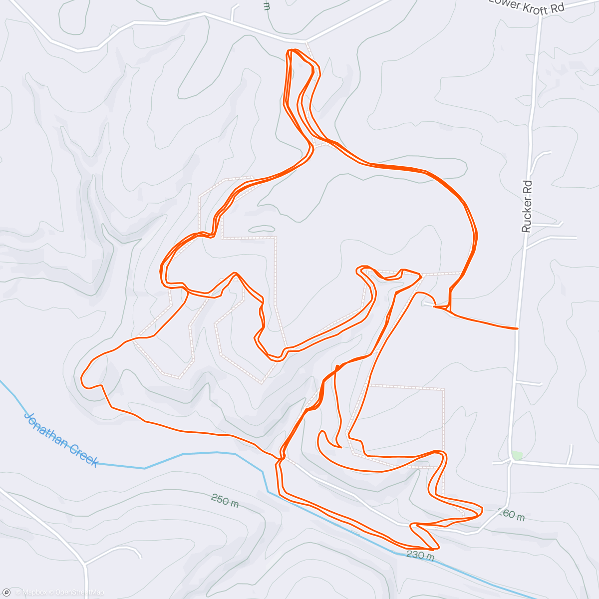 Map of the activity, Good miles with the wife!