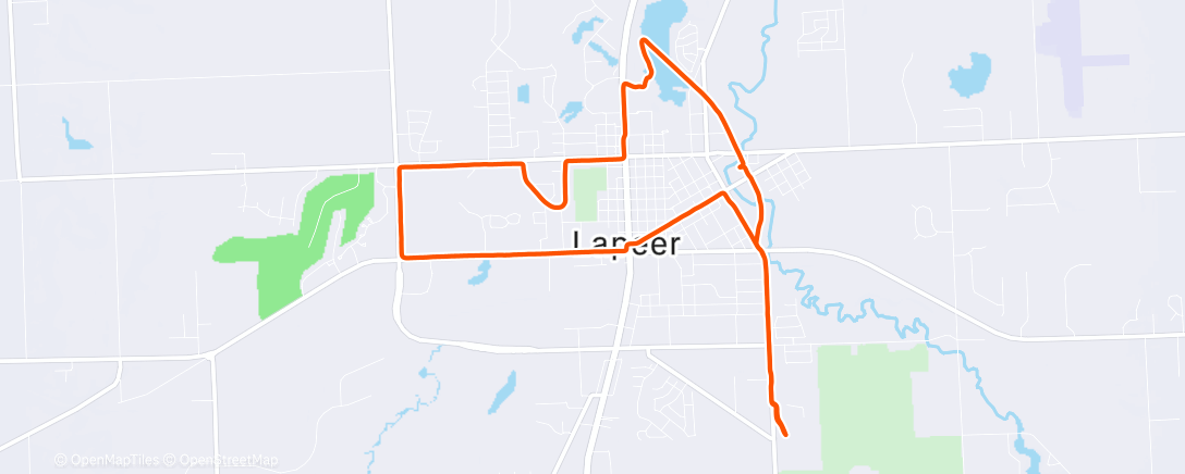 Map of the activity, Christmas Eve