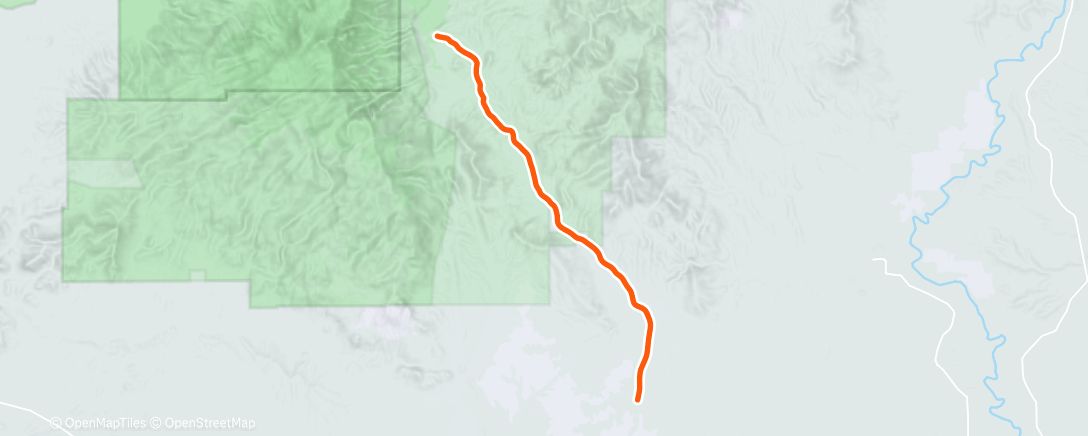 Map of the activity, Afternoon Ride