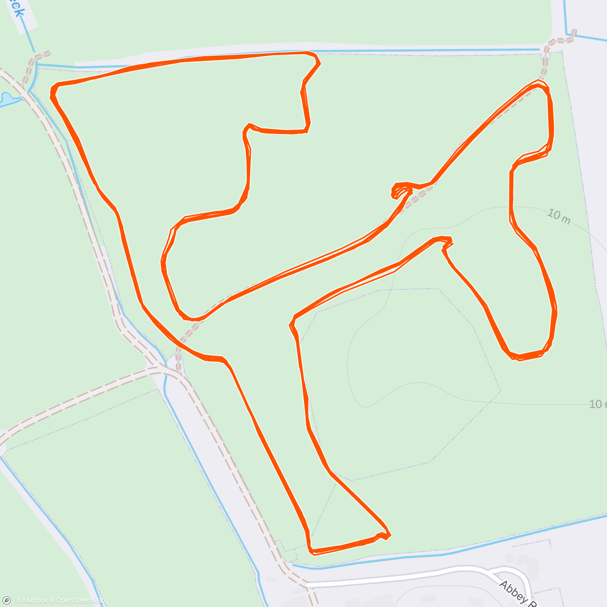 Map of the activity, Lincolnshire Cyclo-cross league Bardney AG win 1st place 9th overall