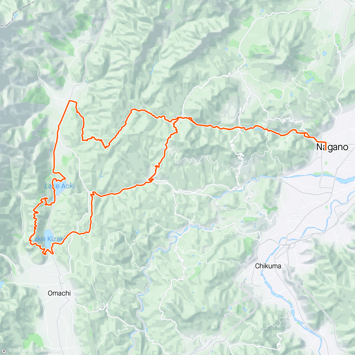 Mapa da atividade, Nagano 🇯🇵 - Day 4 - Hakuba (Di2 died at 1/3 🤦🏻‍♂️)