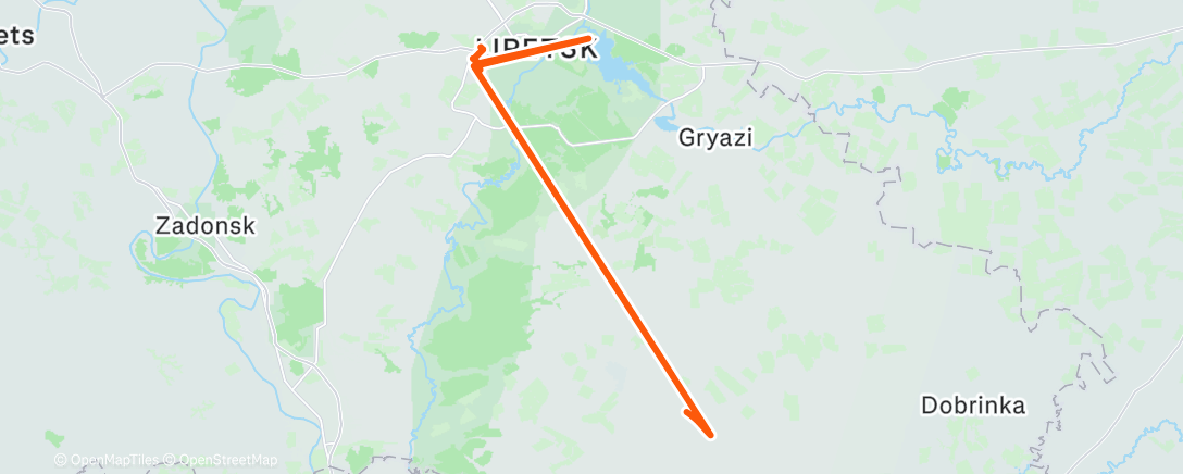 Map of the activity, Утренняя прогулка