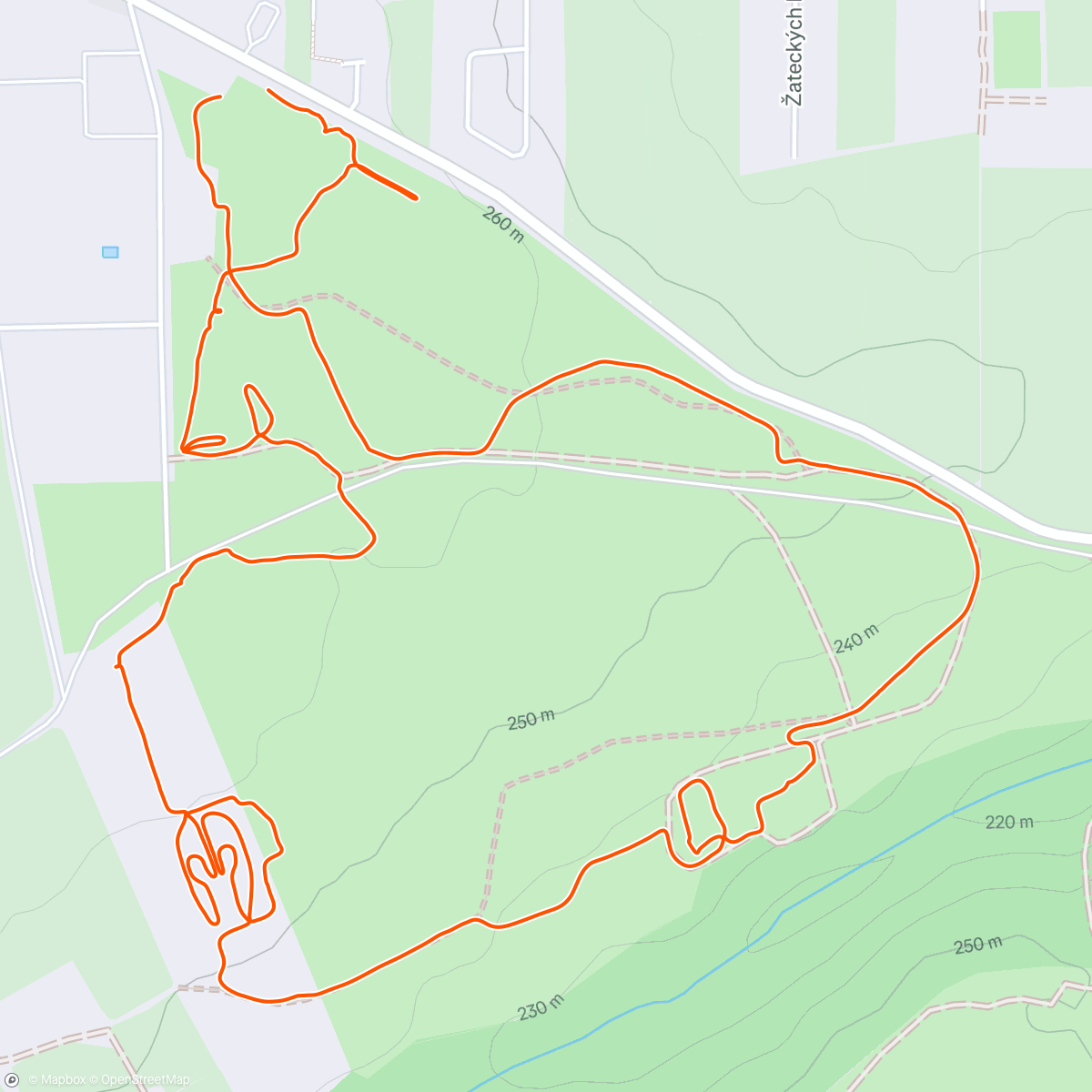 Map of the activity, Spartan Race Zatec - Sprint
