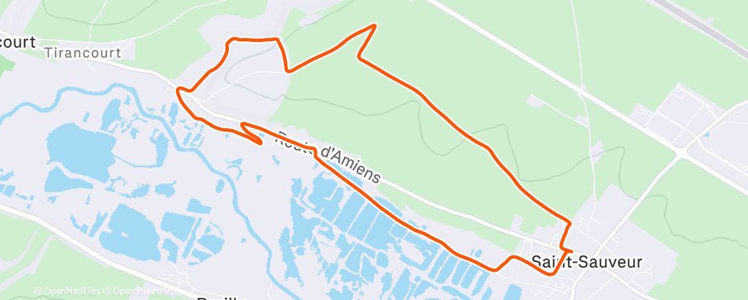 Map of the activity, Randonnée dans l'après-midi