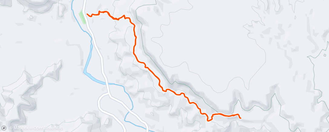 Map of the activity, Misty Morning Jaunt