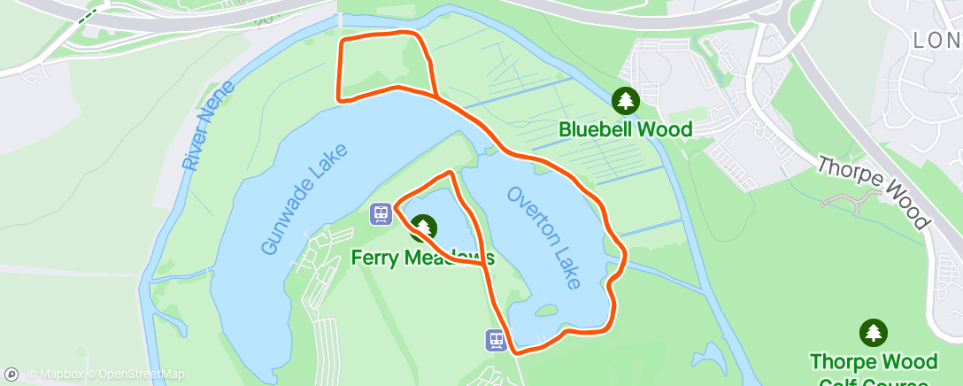 Map of the activity, Morning Run + buggy 🌬️ windy one