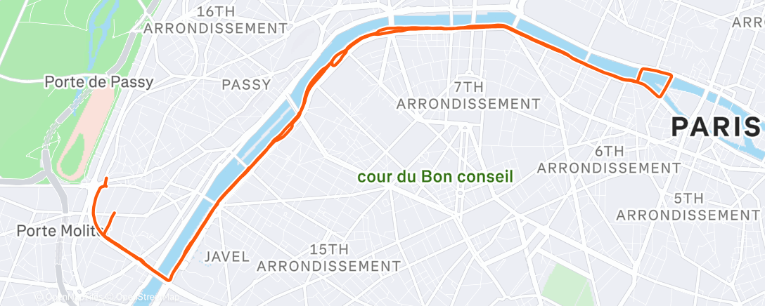 Map of the activity, Mister Freeze