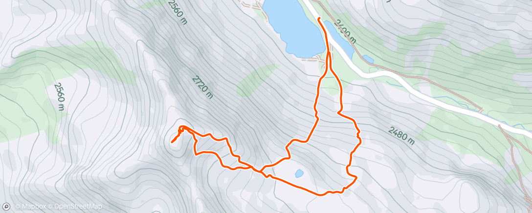 Map of the activity, Letzte Familyskitour❤️