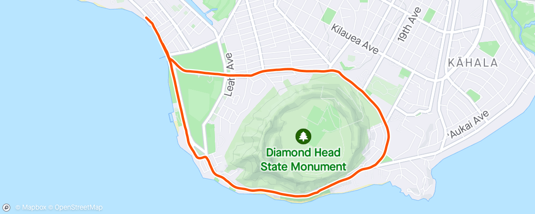 Map of the activity, Hawaiian stroller coaster