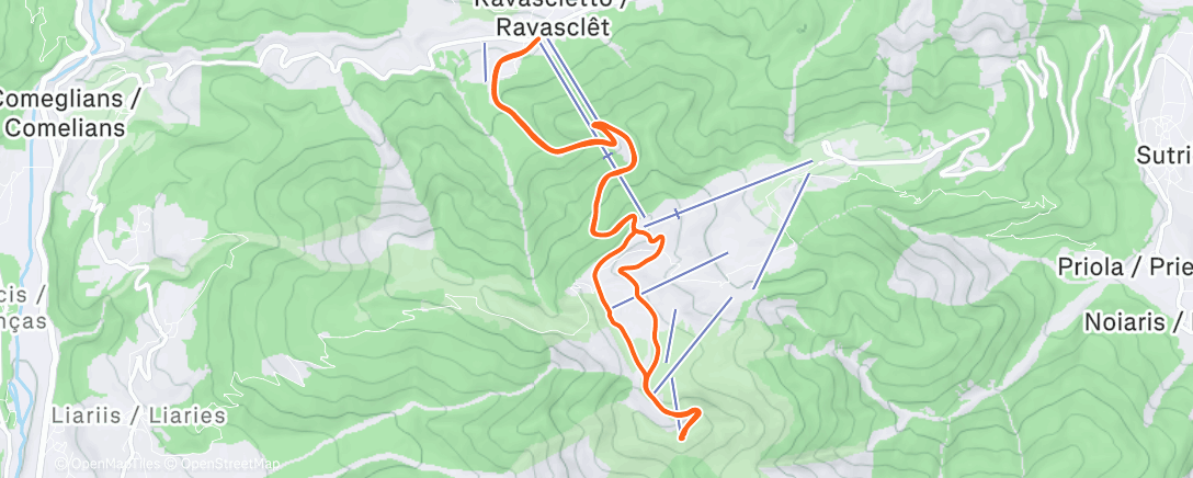 Map of the activity, Canalone tamai per laghetto