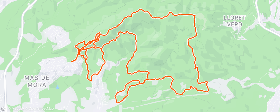 Карта физической активности (Ciclismo al aire libre)