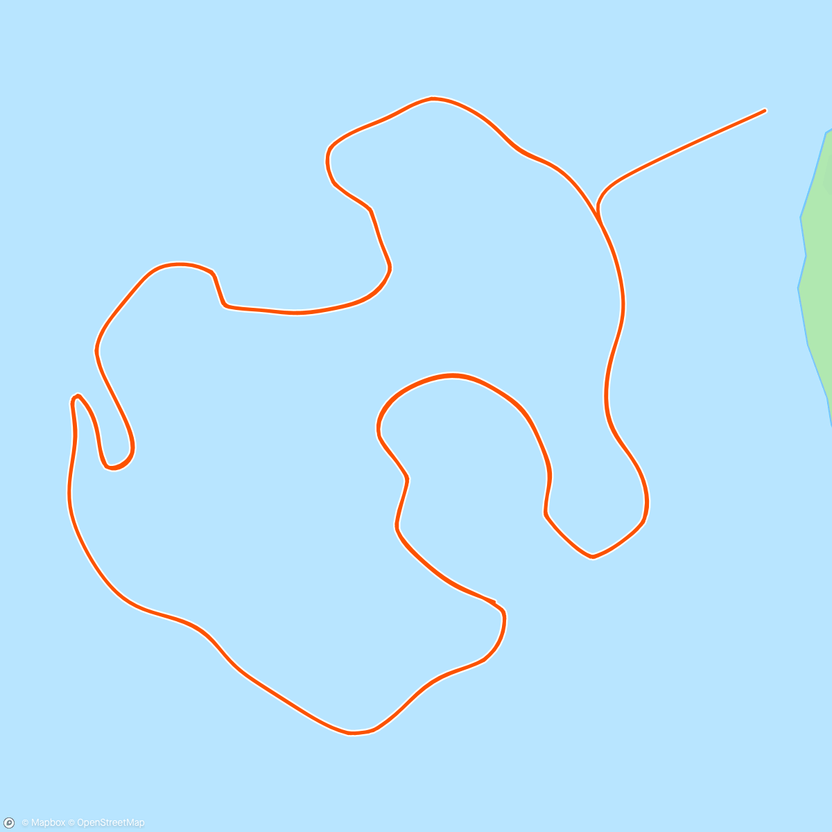 Map of the activity, Zwift - Watopia Volcano Circuit in Watopia