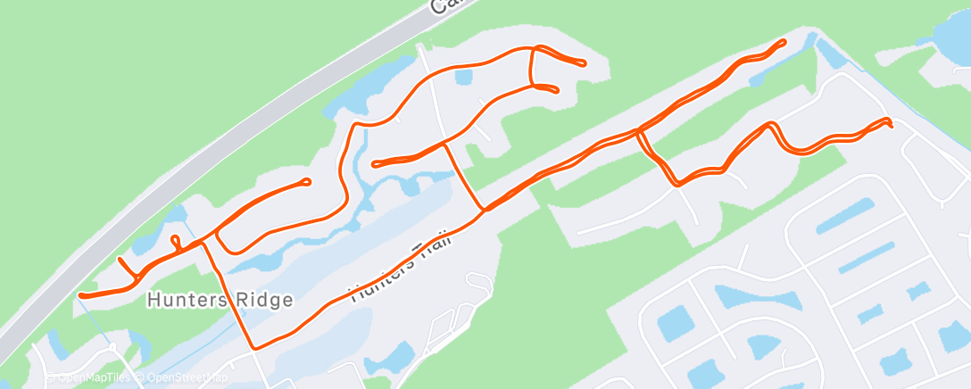 Map of the activity, First run 😬