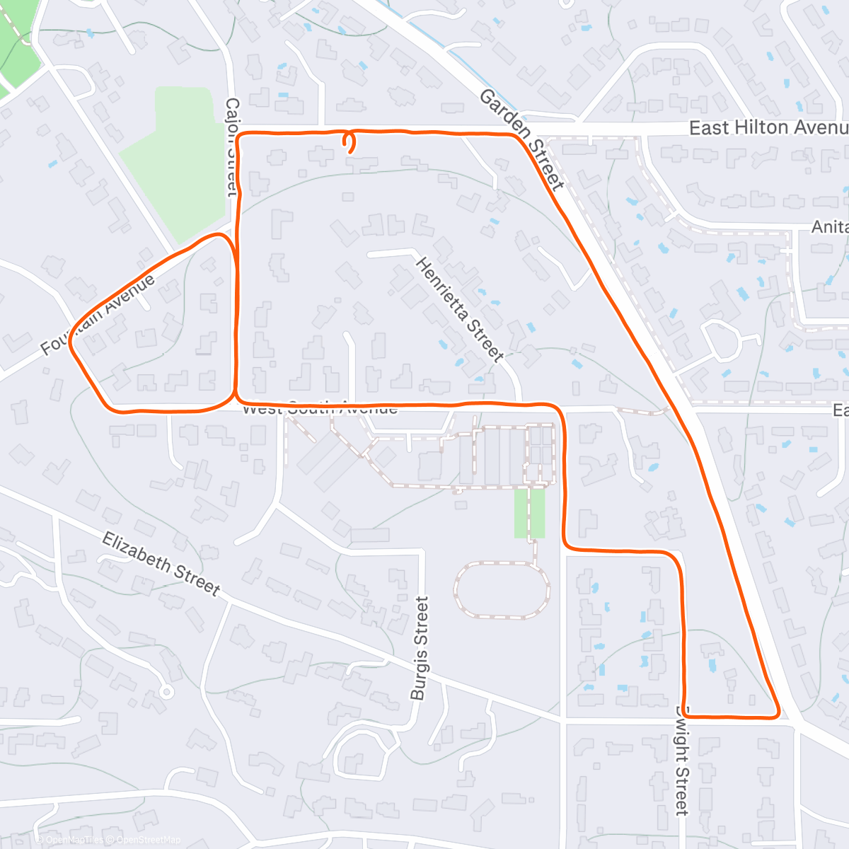 Карта физической активности (Active recovery)