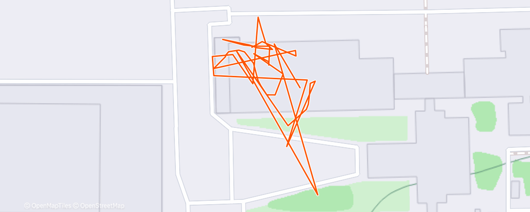 Карта физической активности (Вечерний забег)