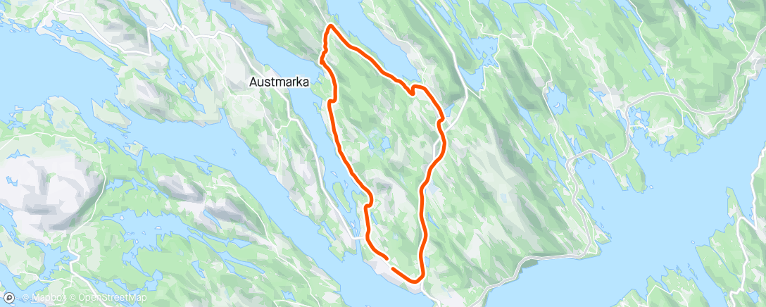 「Rundt Seim」活動的地圖