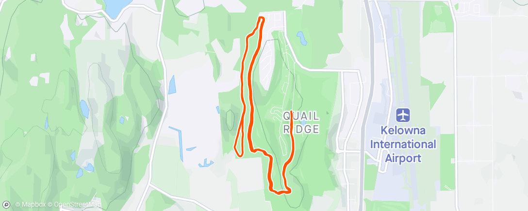 Map of the activity, Quail Trails