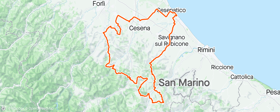 Map of the activity, NoveColli