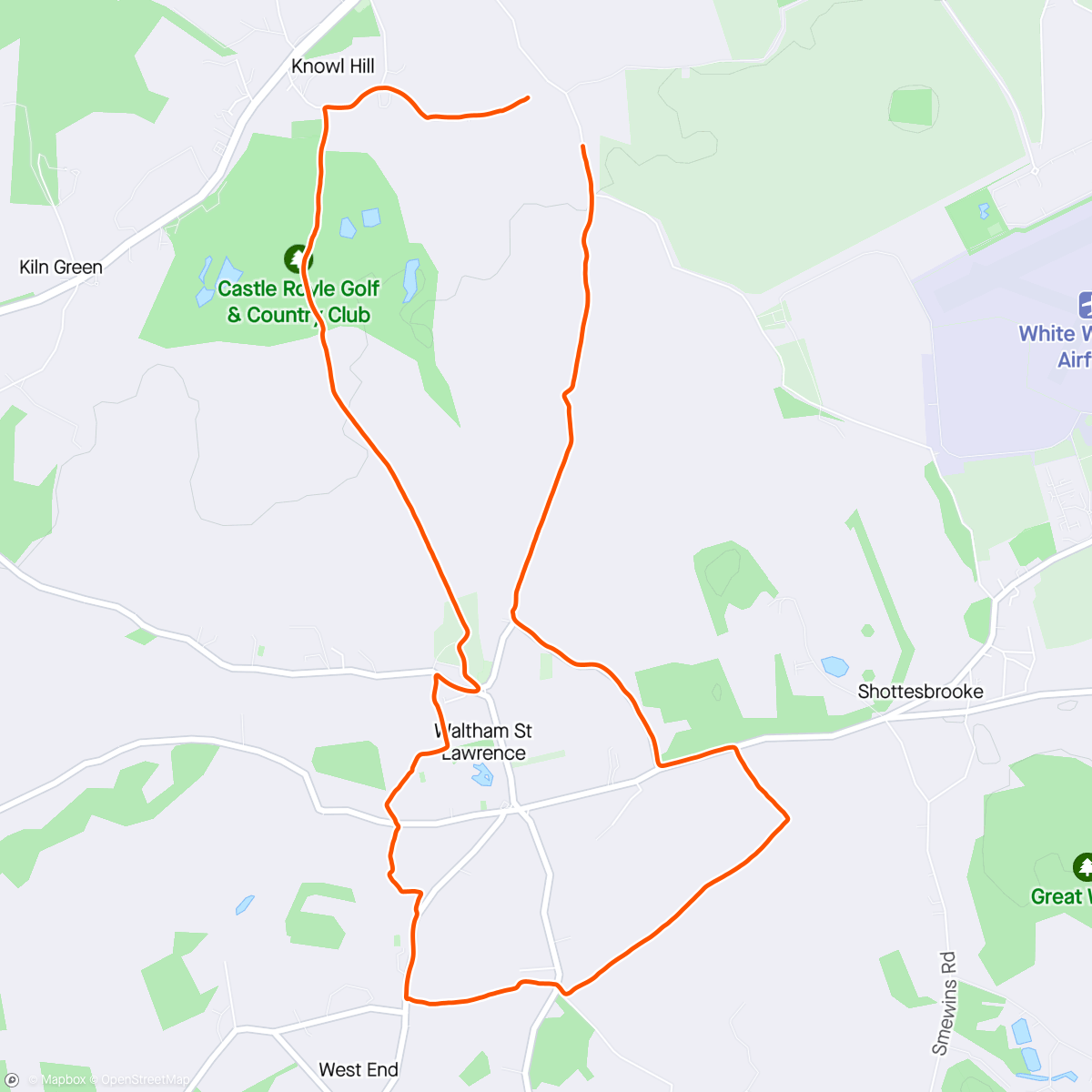 Mapa da atividade, 🐴 Knowl Hill 🐴