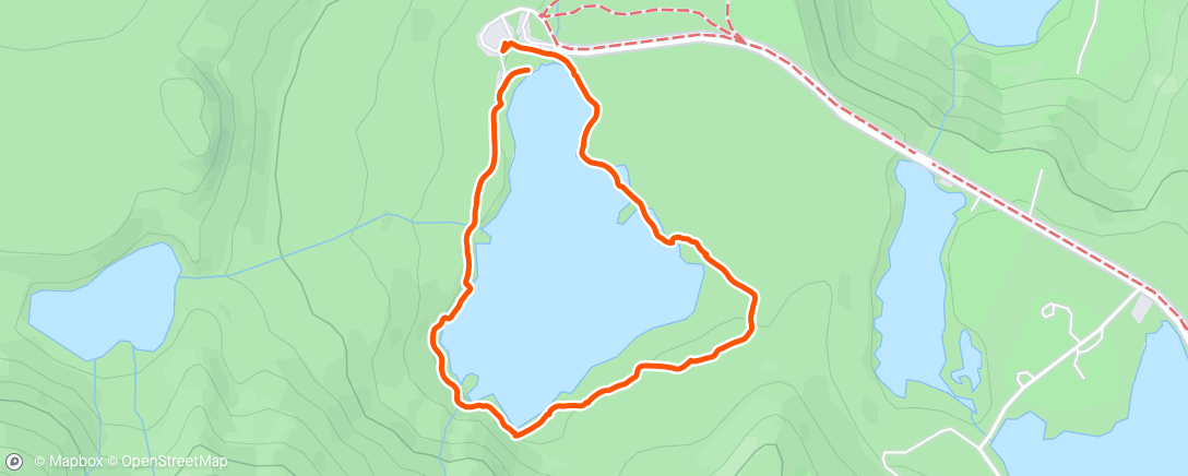 Map of the activity, Horseshoe Lake