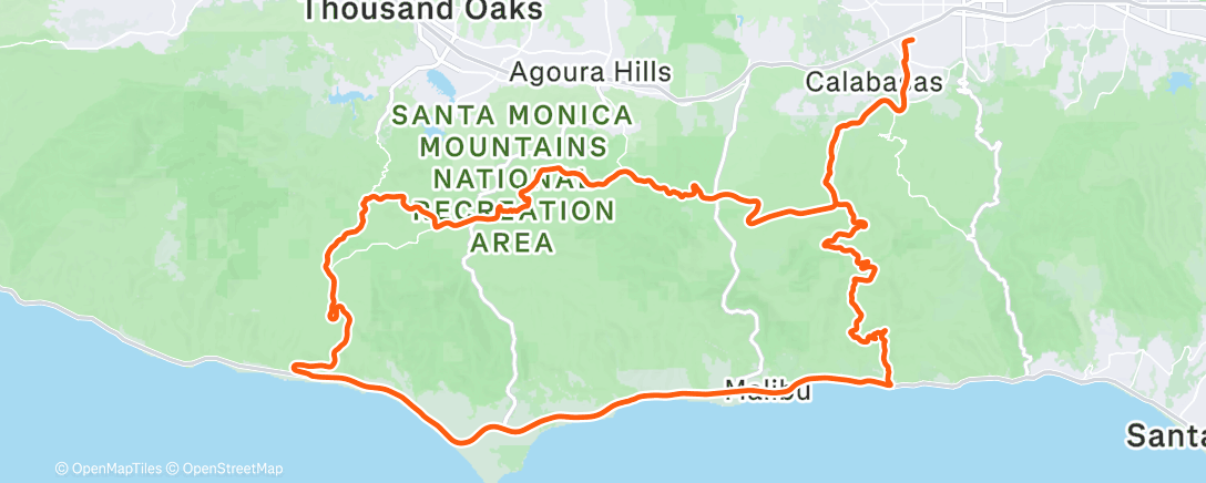 「Cycling」活動的地圖