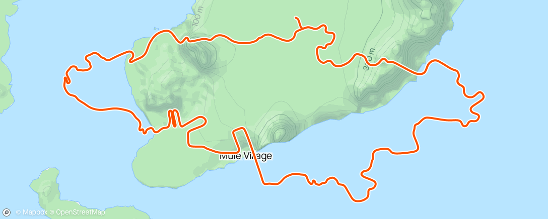Map of the activity, Zwift - Group Ride: Cycle Nation Joburg Sundowner (D) on Watopia's Waistband in Watopia