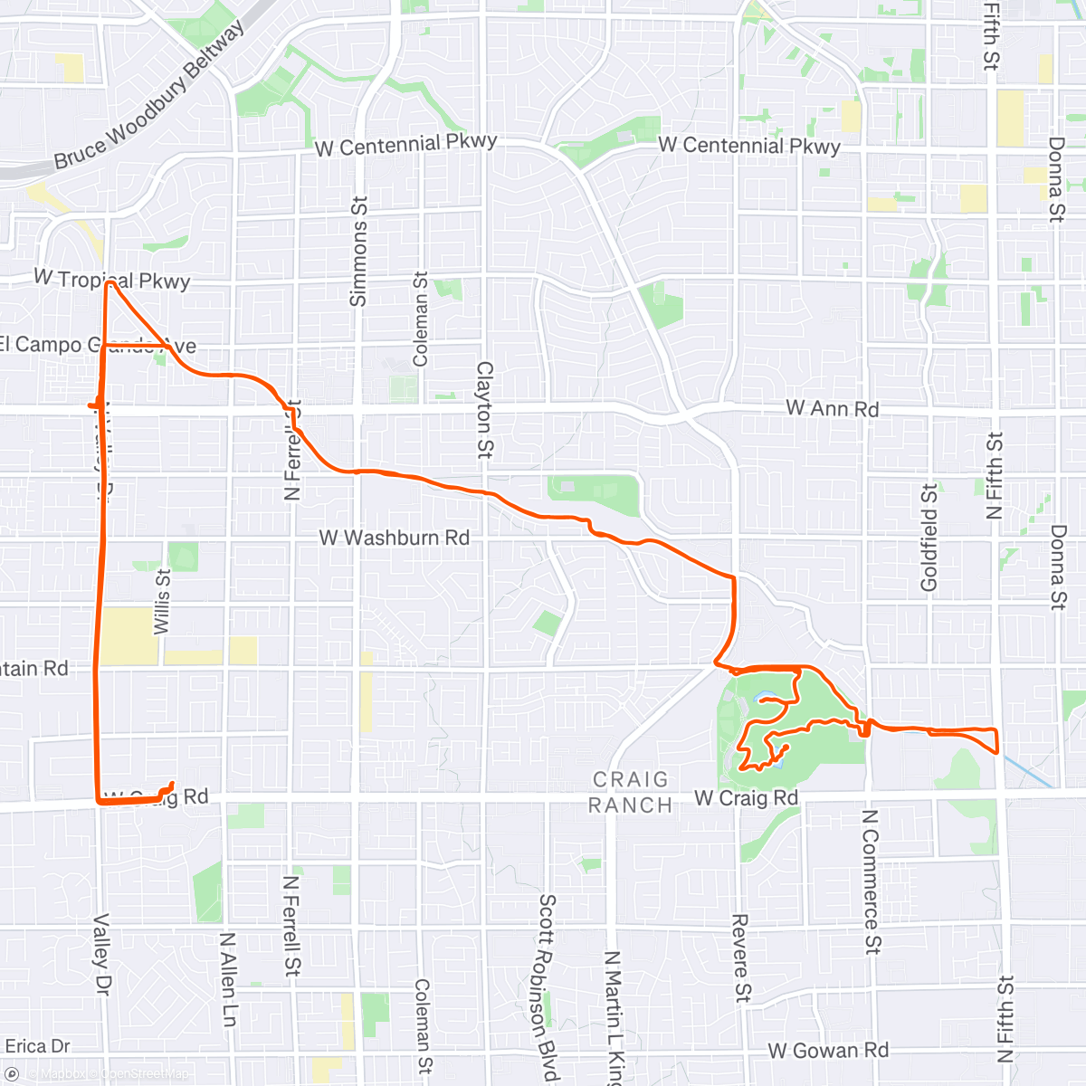 Map of the activity, GainsGiving LionHeart Veterans Getting to the gainz.