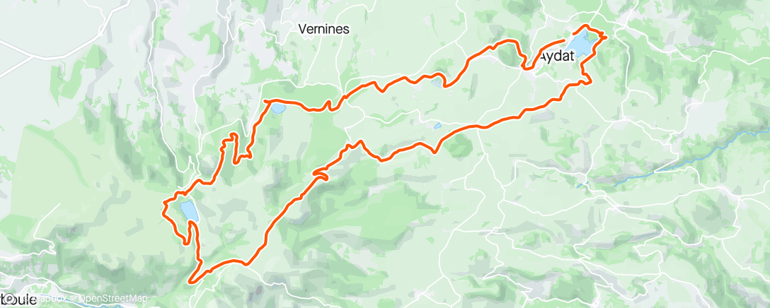 アクティビティ「Sortie VTT le matin」の地図