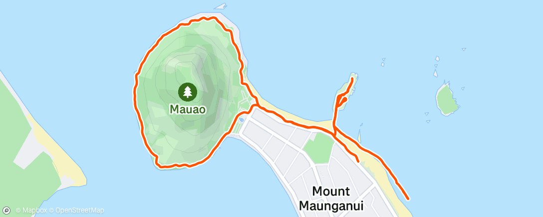 Map of the activity, Morning Run