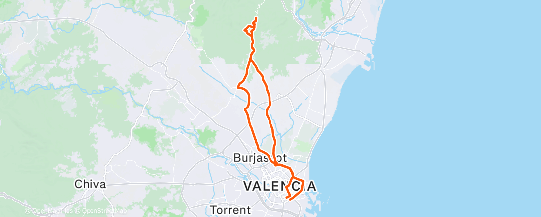 Карта физической активности (Bicicleta por la mañana)