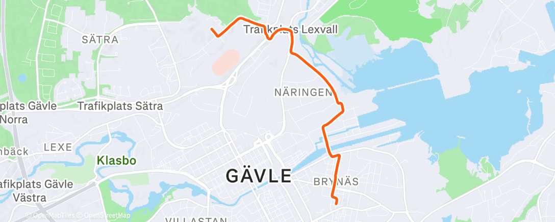 Map of the activity, Cool down