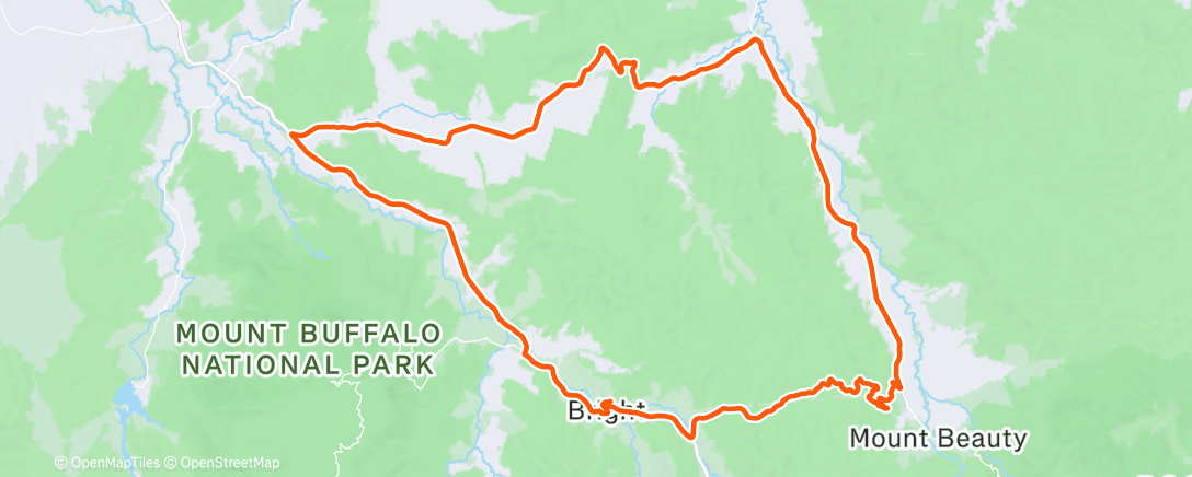 Map of the activity, bright stage 1