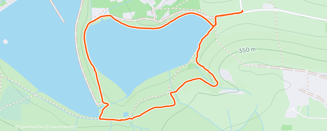 Map of the activity, Morning Walk