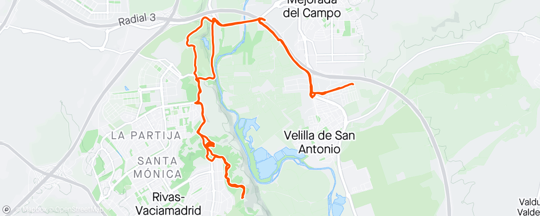 Map of the activity, Paseo