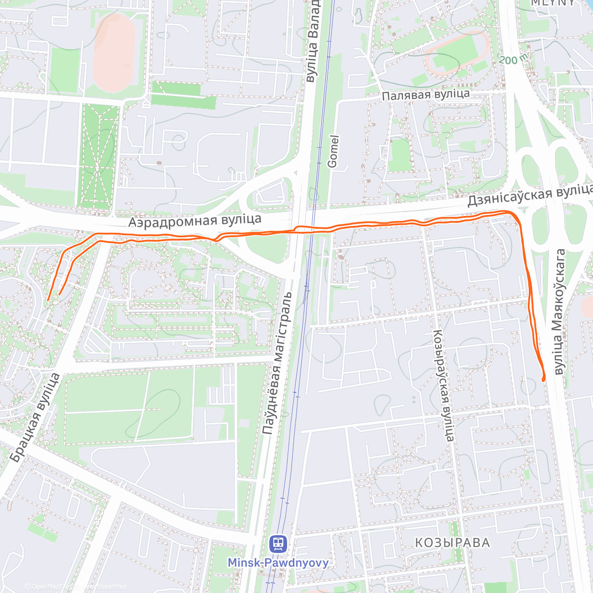 Map of the activity, #RWC44