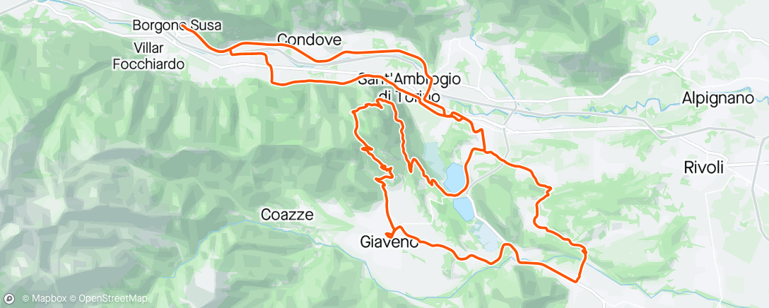 Mappa dell'attività Giro in bdc con Sandro e Diego 💨💨💨