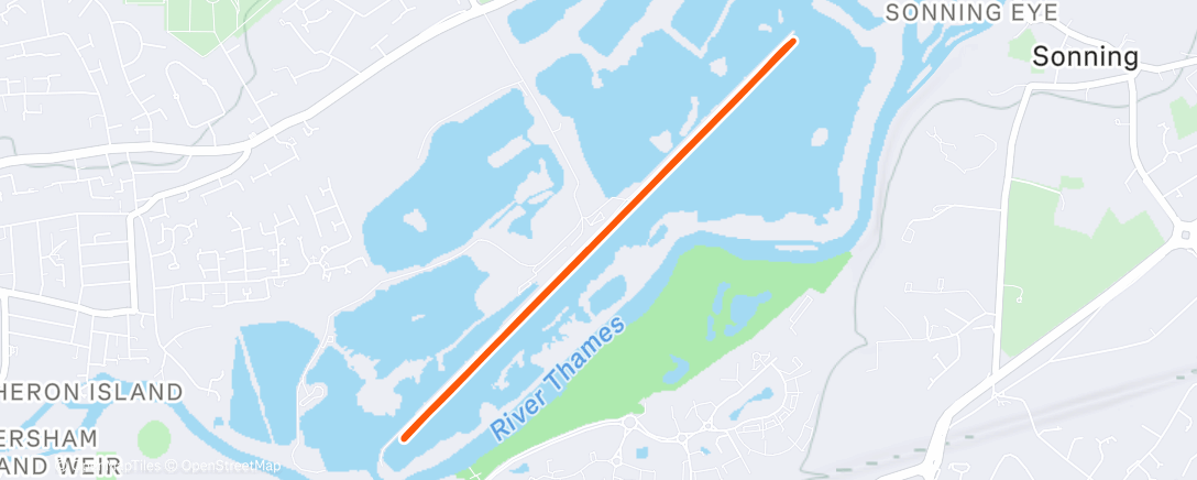 アクティビティ「Afternoon Row」の地図