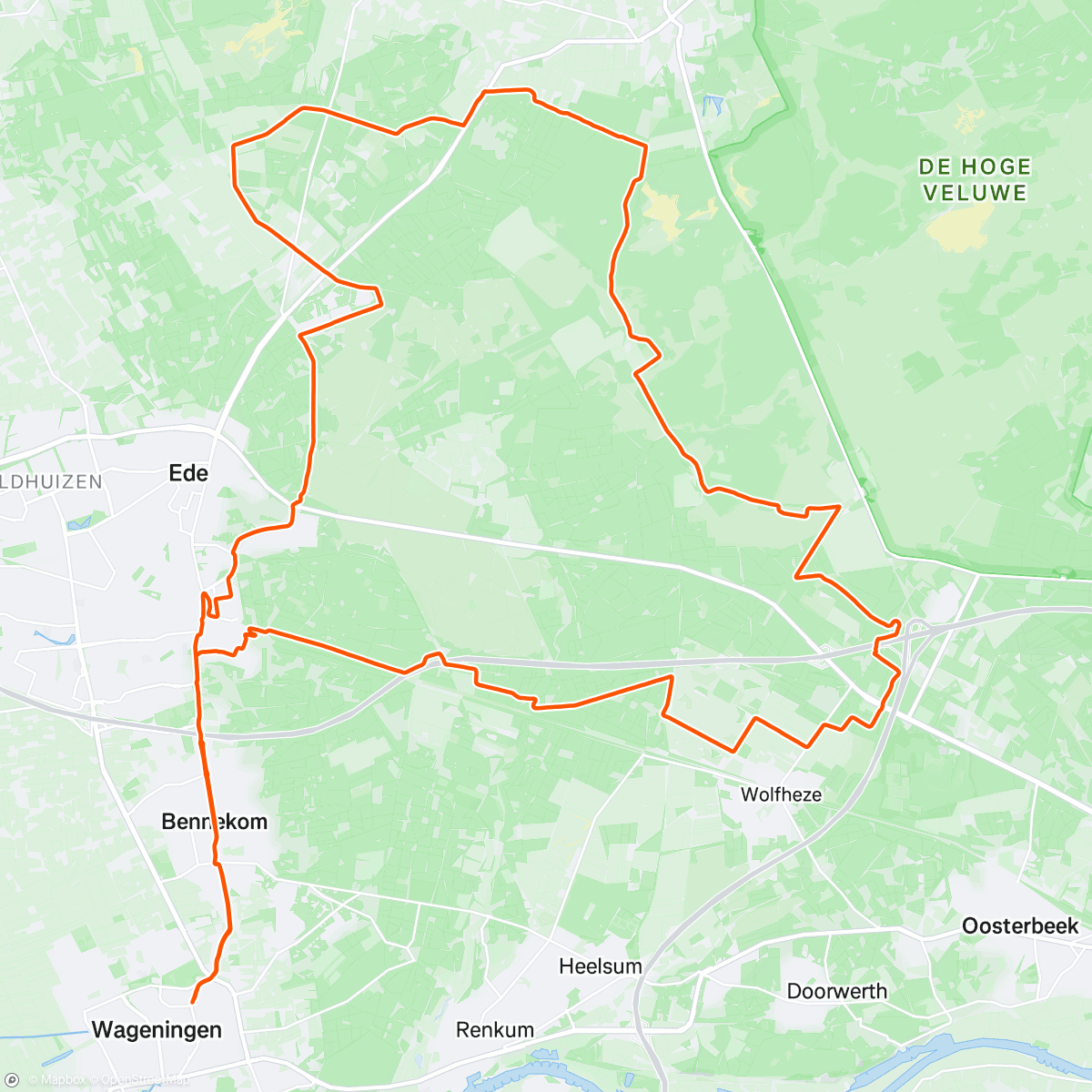 Map of the activity, Gravel & catch up with  Nick Bons (Pro coffee club & TeamNL barista :))